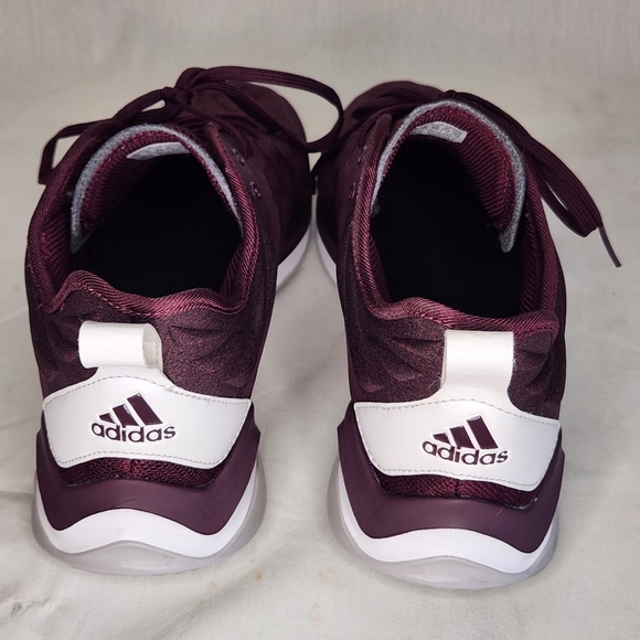Adidas Mens Running Cross Trainers Maroon with White Accents Sz 11 1/2 NWOT - Picture 4 of 8